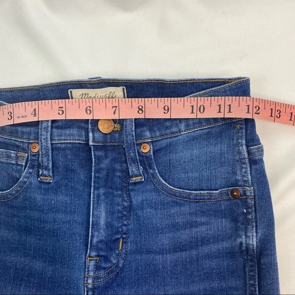 Madewell 9" Mid-Rise Skinny Jeans in Paloma Wash - Picture 9 of 12